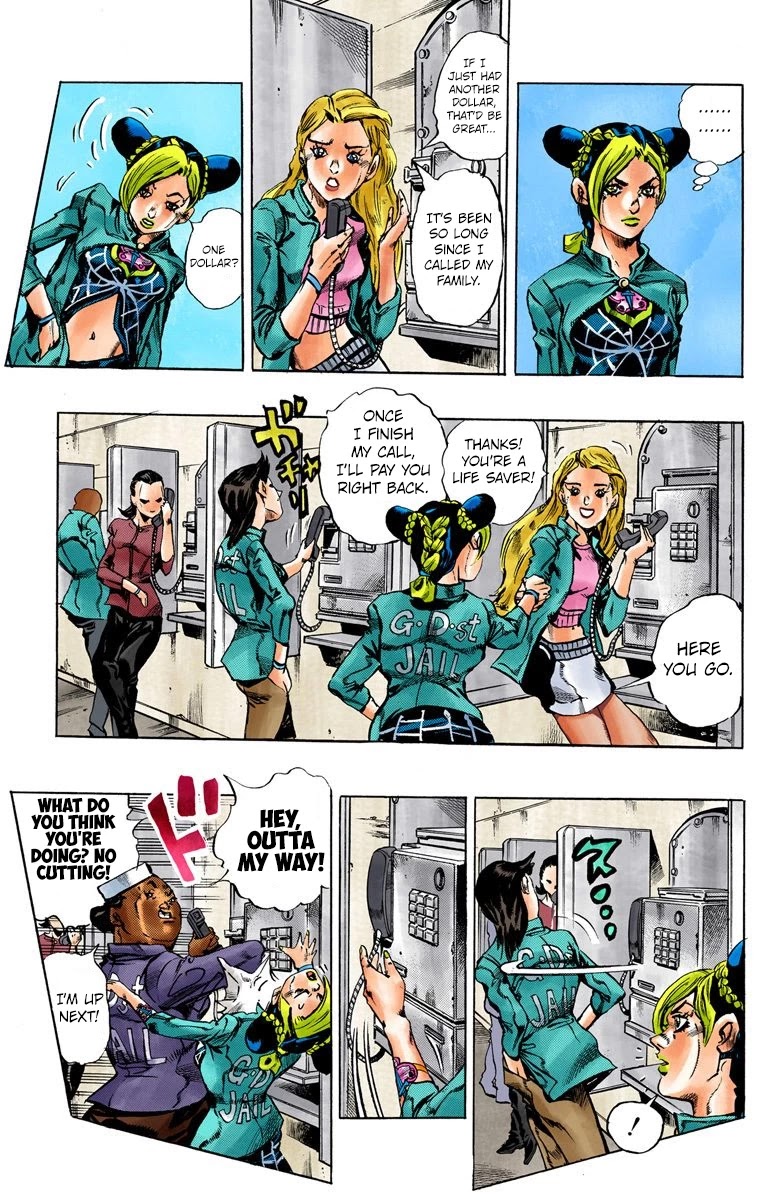 JoJo's Bizarre Adventure Part 6 - Stone Ocean (Official Colored) chapter 10 page 5