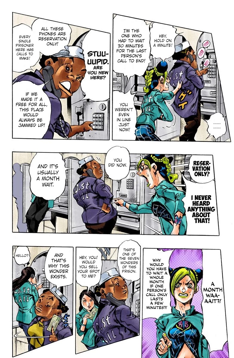 JoJo's Bizarre Adventure Part 6 - Stone Ocean (Official Colored) chapter 10 page 6