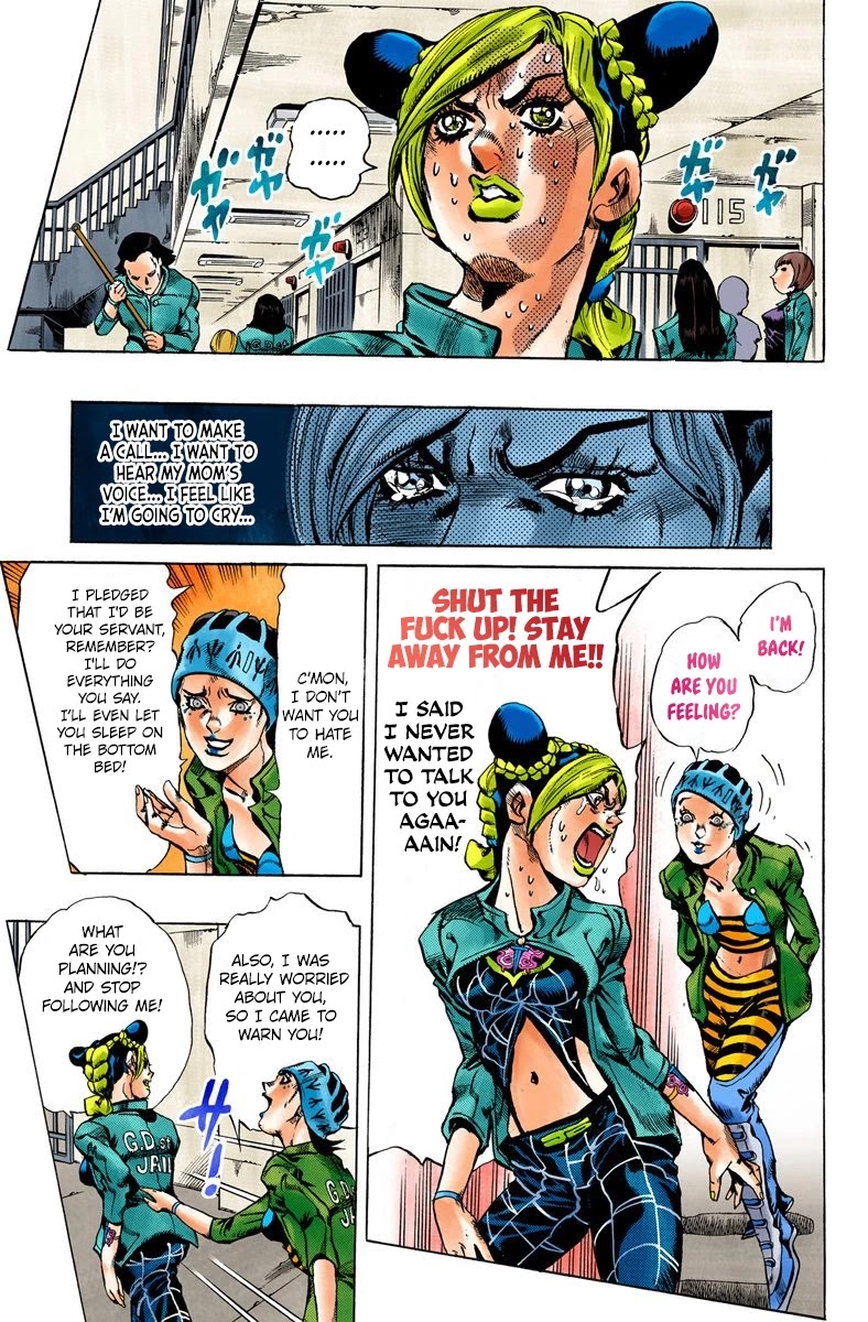 JoJo's Bizarre Adventure Part 6 - Stone Ocean (Official Colored) chapter 10 page 7