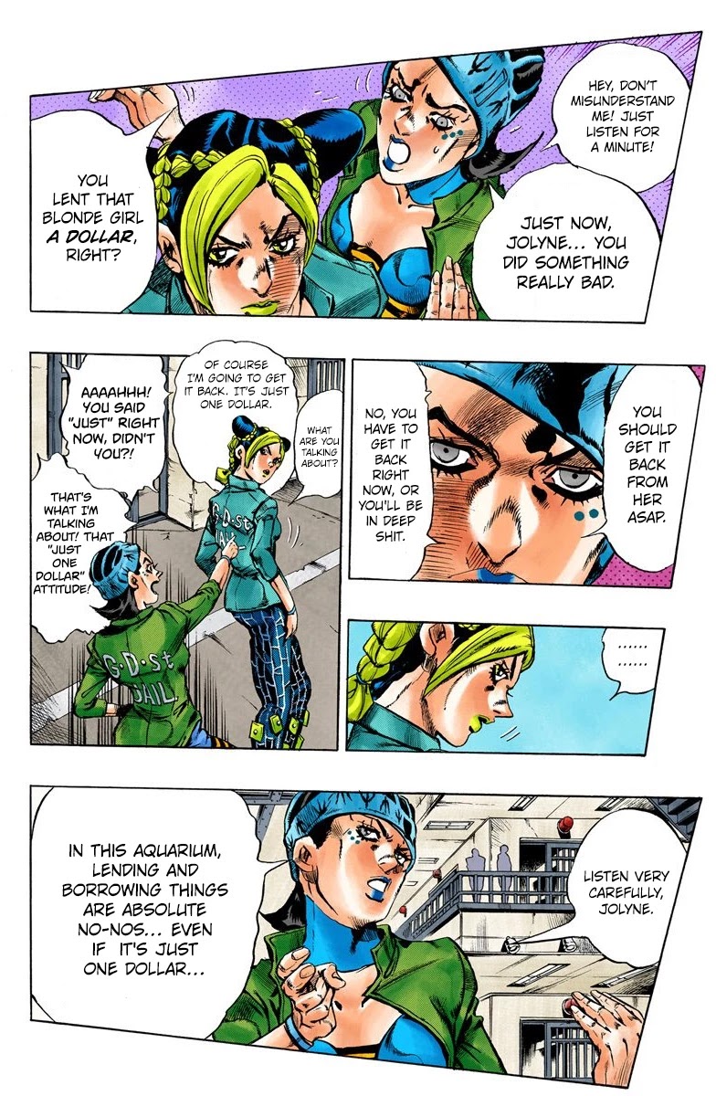 JoJo's Bizarre Adventure Part 6 - Stone Ocean (Official Colored) chapter 10 page 8