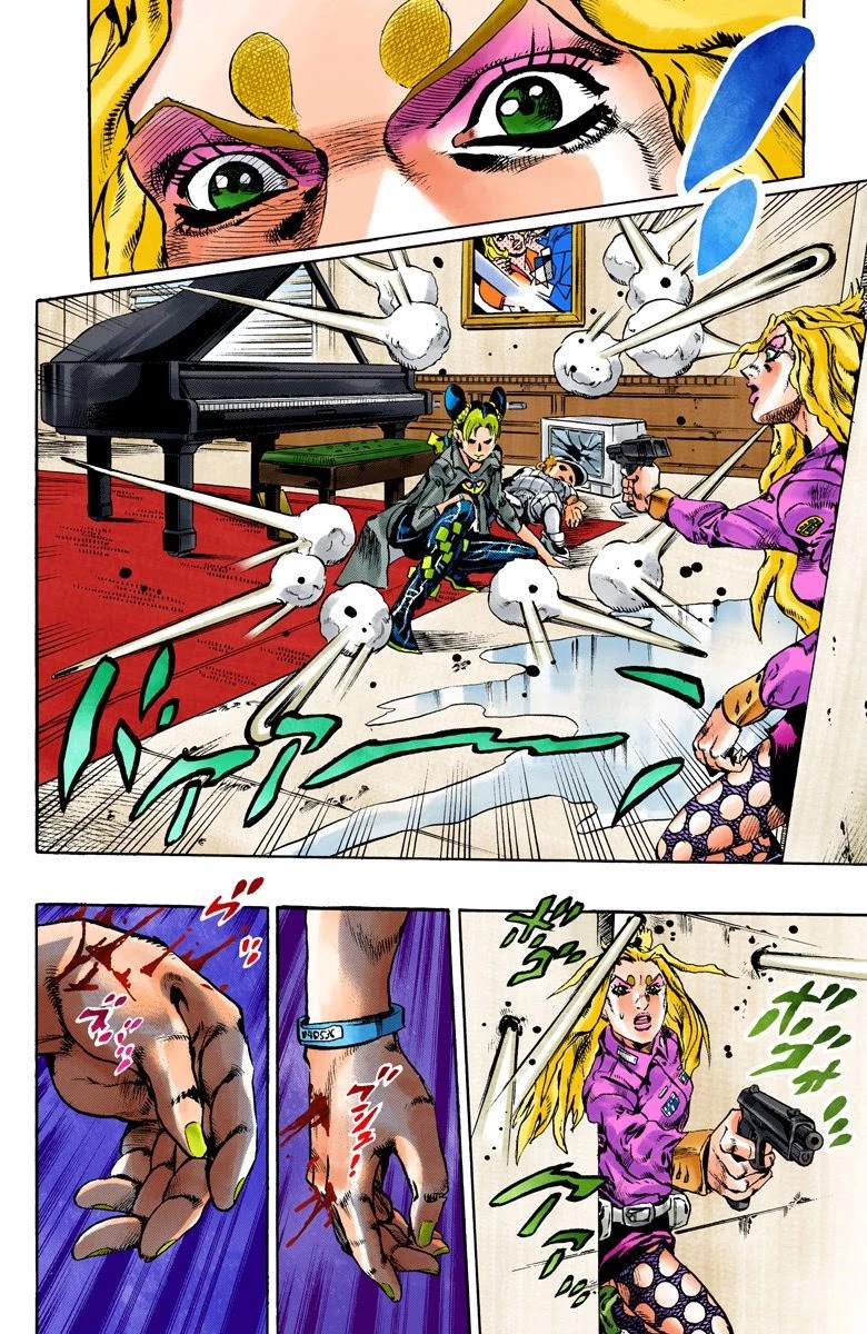 JoJo's Bizarre Adventure Part 6 - Stone Ocean (Official Colored) chapter 100 page 16