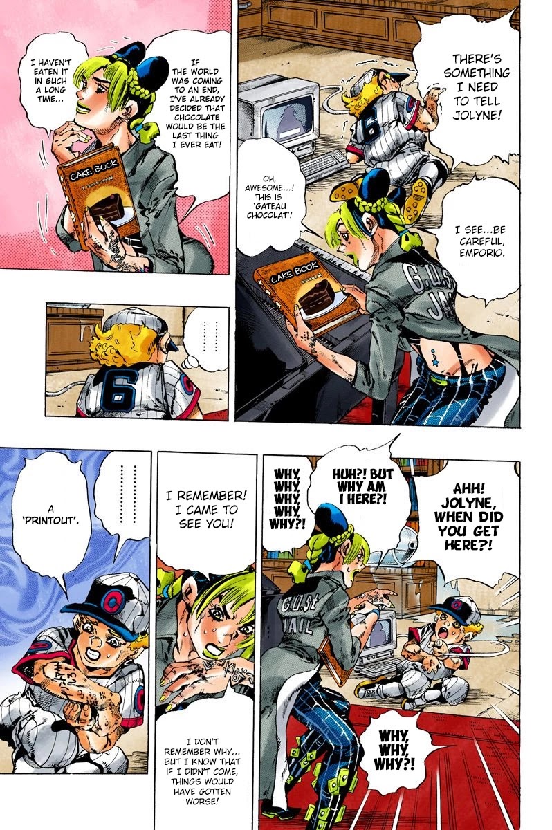 JoJo's Bizarre Adventure Part 6 - Stone Ocean (Official Colored) chapter 100 page 5