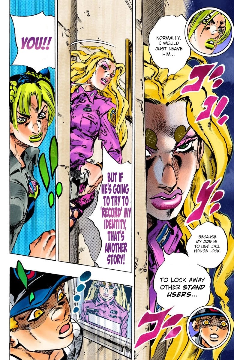 JoJo's Bizarre Adventure Part 6 - Stone Ocean (Official Colored) chapter 100 page 8