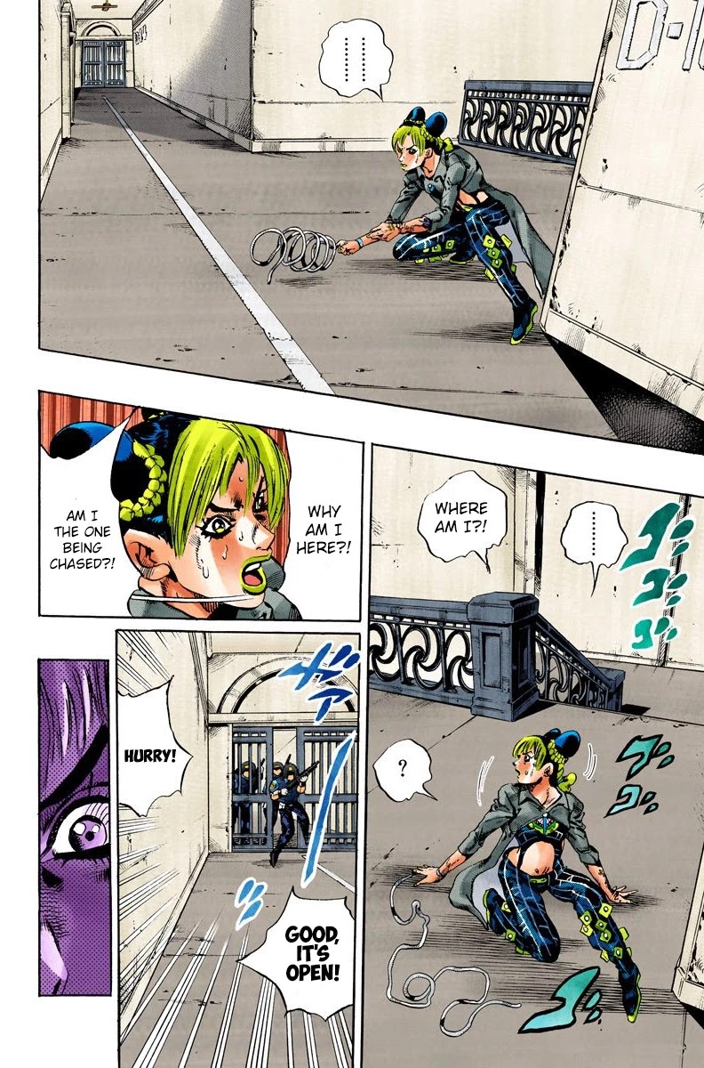 JoJo's Bizarre Adventure Part 6 - Stone Ocean (Official Colored) chapter 101 page 10