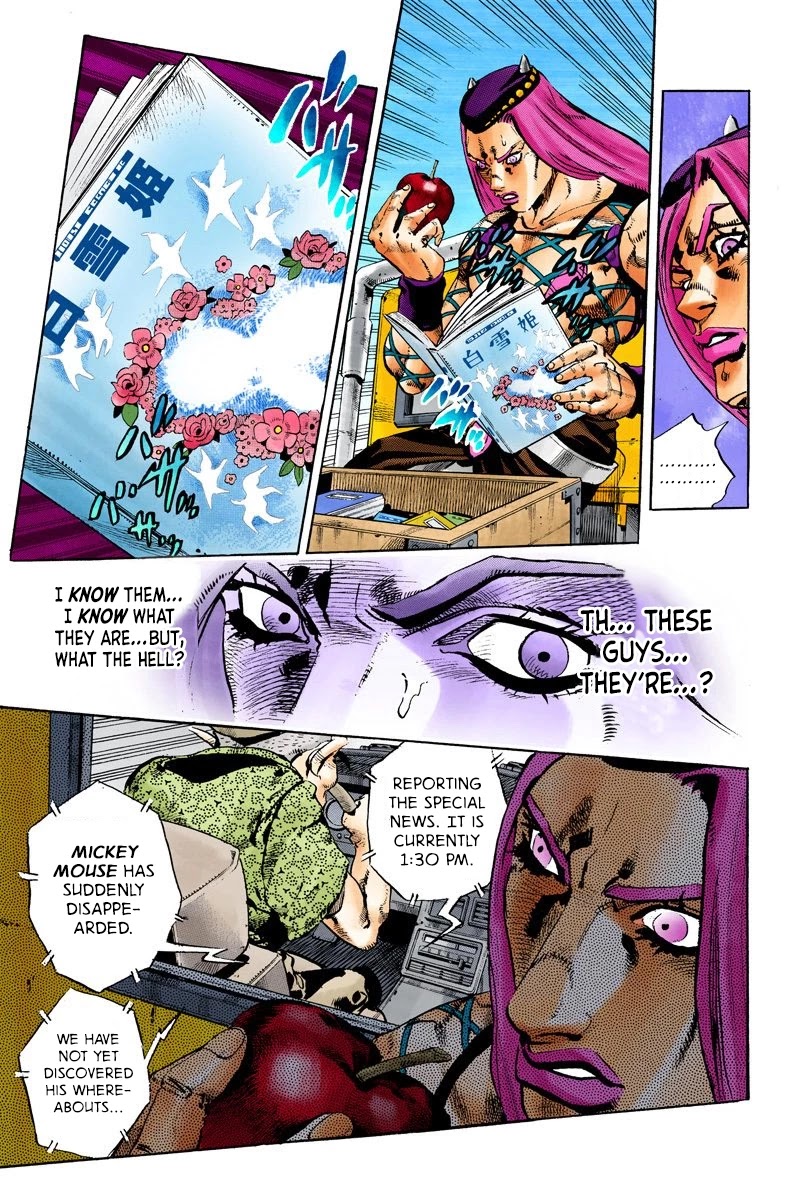 JoJo's Bizarre Adventure Part 6 - Stone Ocean (Official Colored) chapter 105 page 11