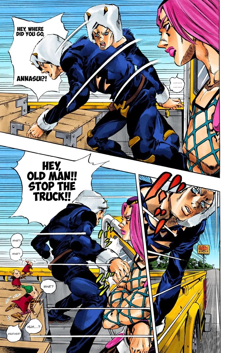JoJo's Bizarre Adventure Part 6 - Stone Ocean (Official Colored) chapter 105 page 15
