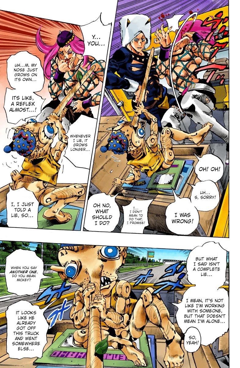 JoJo's Bizarre Adventure Part 6 - Stone Ocean (Official Colored) chapter 105 page 5