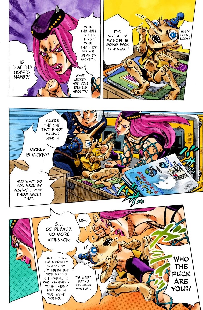 JoJo's Bizarre Adventure Part 6 - Stone Ocean (Official Colored) chapter 105 page 6