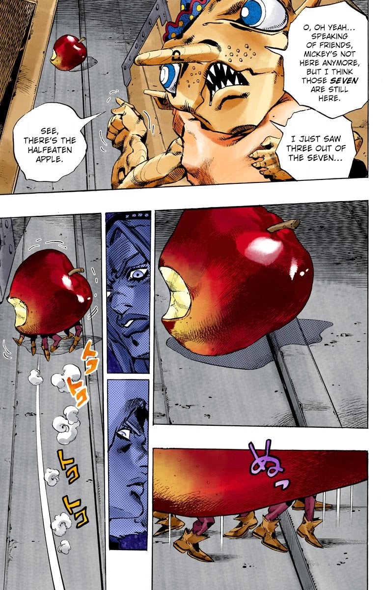 JoJo's Bizarre Adventure Part 6 - Stone Ocean (Official Colored) chapter 105 page 7