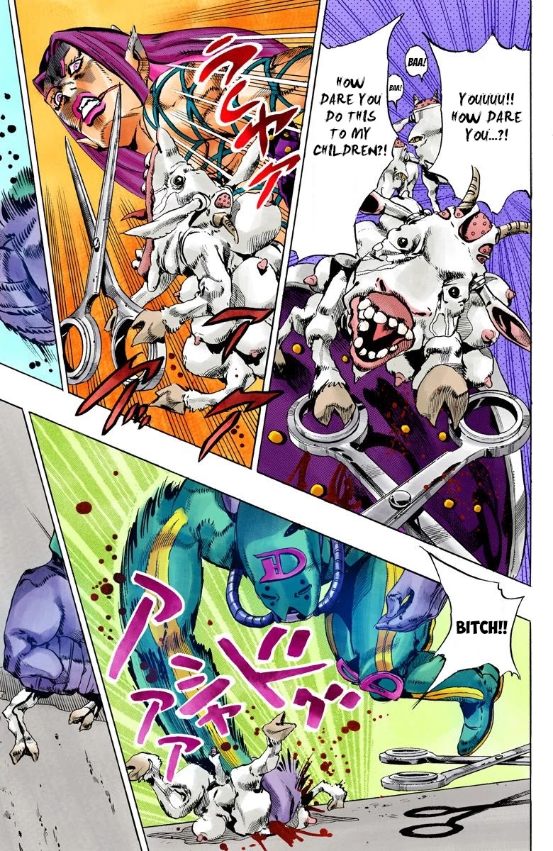 JoJo's Bizarre Adventure Part 6 - Stone Ocean (Official Colored) chapter 108 page 12