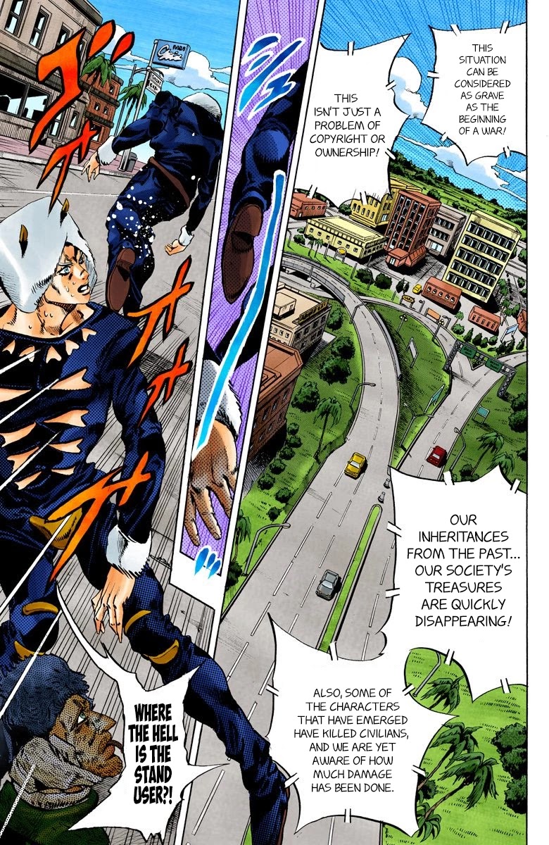 JoJo's Bizarre Adventure Part 6 - Stone Ocean (Official Colored) chapter 108 page 4
