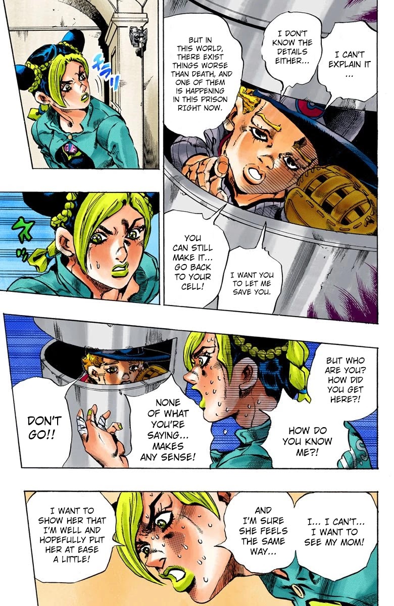 JoJo's Bizarre Adventure Part 6 - Stone Ocean (Official Colored) chapter 11 page 11