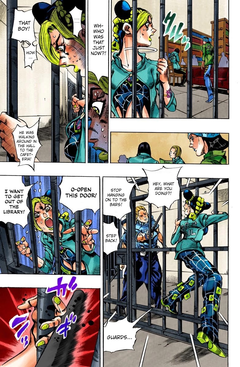 JoJo's Bizarre Adventure Part 6 - Stone Ocean (Official Colored) chapter 11 page 3