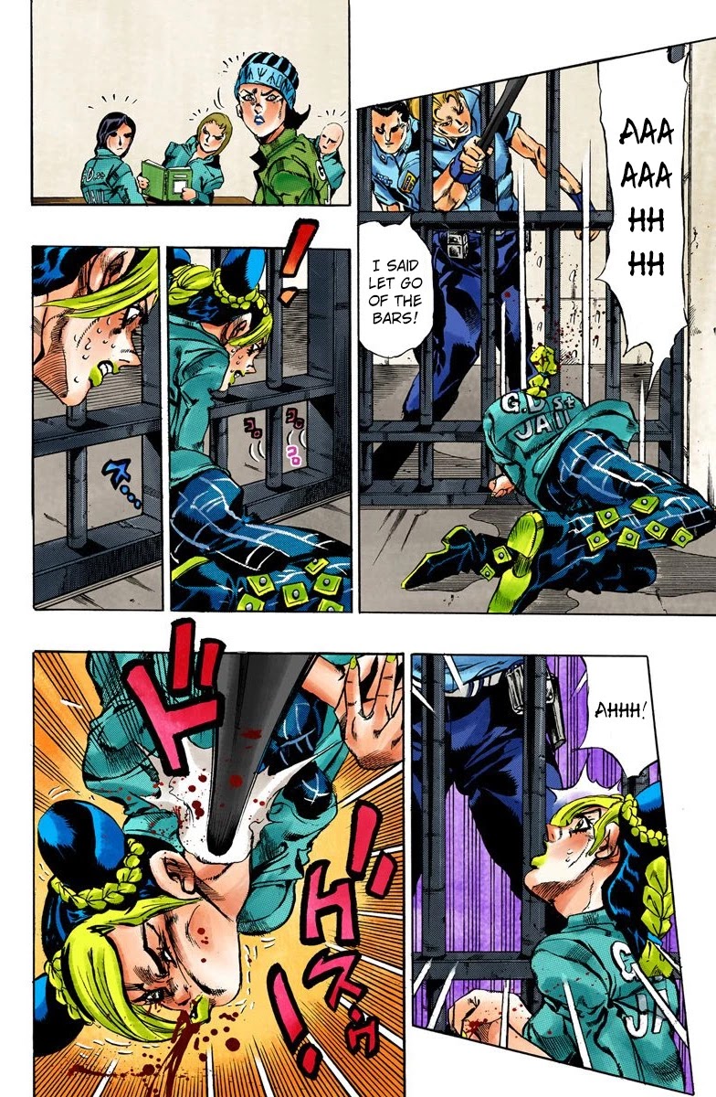 JoJo's Bizarre Adventure Part 6 - Stone Ocean (Official Colored) chapter 11 page 4