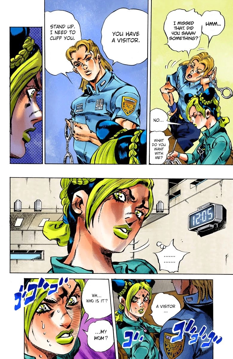 JoJo's Bizarre Adventure Part 6 - Stone Ocean (Official Colored) chapter 11 page 6