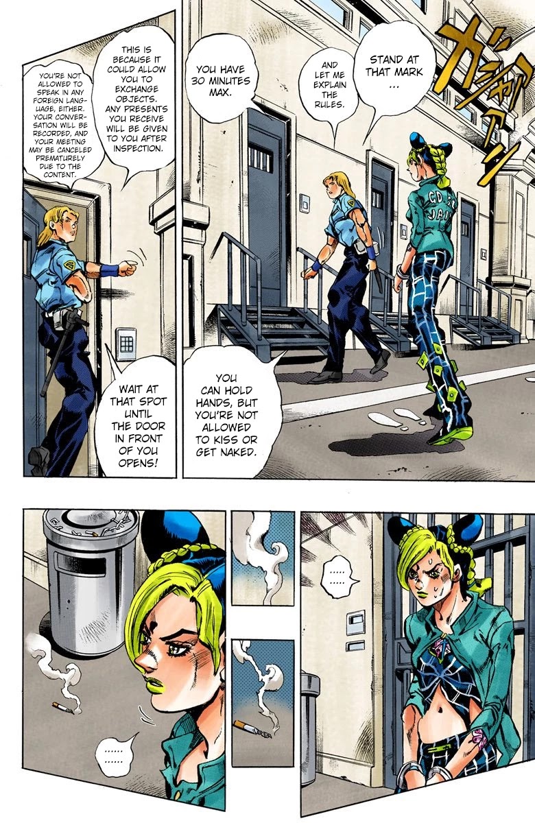 JoJo's Bizarre Adventure Part 6 - Stone Ocean (Official Colored) chapter 11 page 8