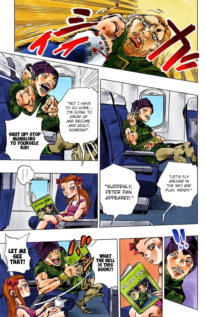 JoJo's Bizarre Adventure Part 6 - Stone Ocean (Official Colored) chapter 110 page 11
