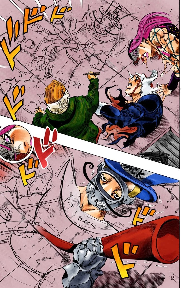 JoJo's Bizarre Adventure Part 6 - Stone Ocean (Official Colored) chapter 110 page 13