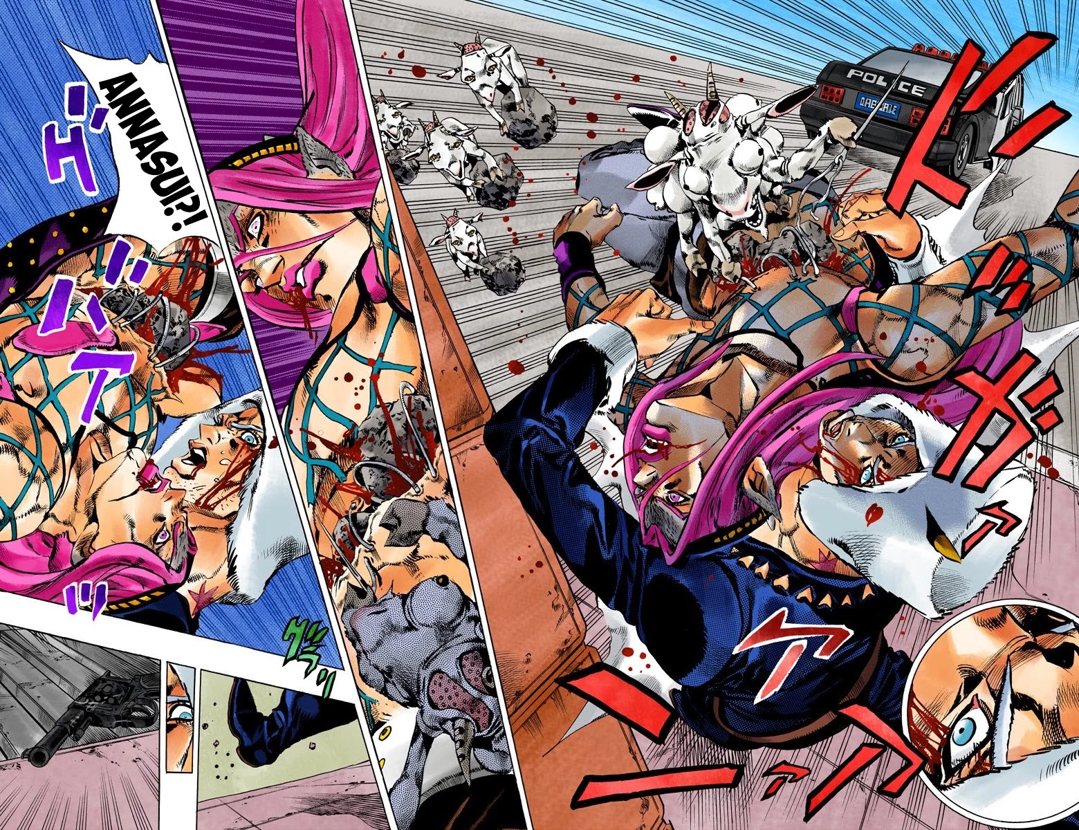 JoJo's Bizarre Adventure Part 6 - Stone Ocean (Official Colored) chapter 110 page 7