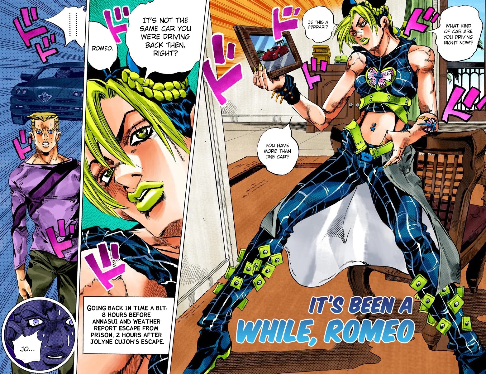 JoJo's Bizarre Adventure Part 6 - Stone Ocean (Official Colored) chapter 111 page 3