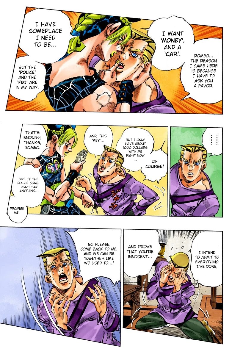 JoJo's Bizarre Adventure Part 6 - Stone Ocean (Official Colored) chapter 111 page 7