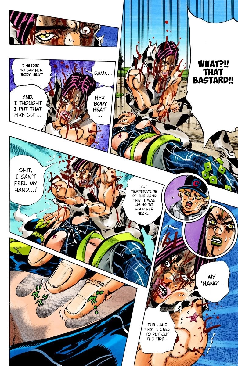 JoJo's Bizarre Adventure Part 6 - Stone Ocean (Official Colored) chapter 117 page 10