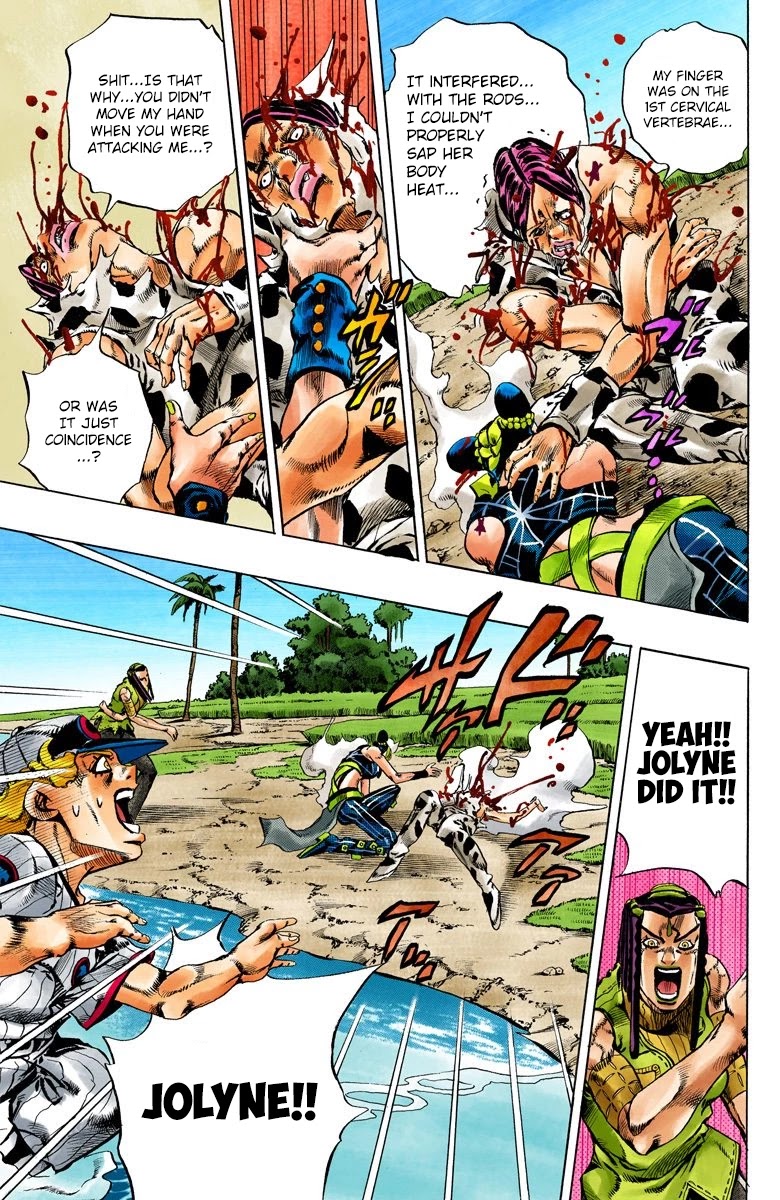 JoJo's Bizarre Adventure Part 6 - Stone Ocean (Official Colored) chapter 117 page 11