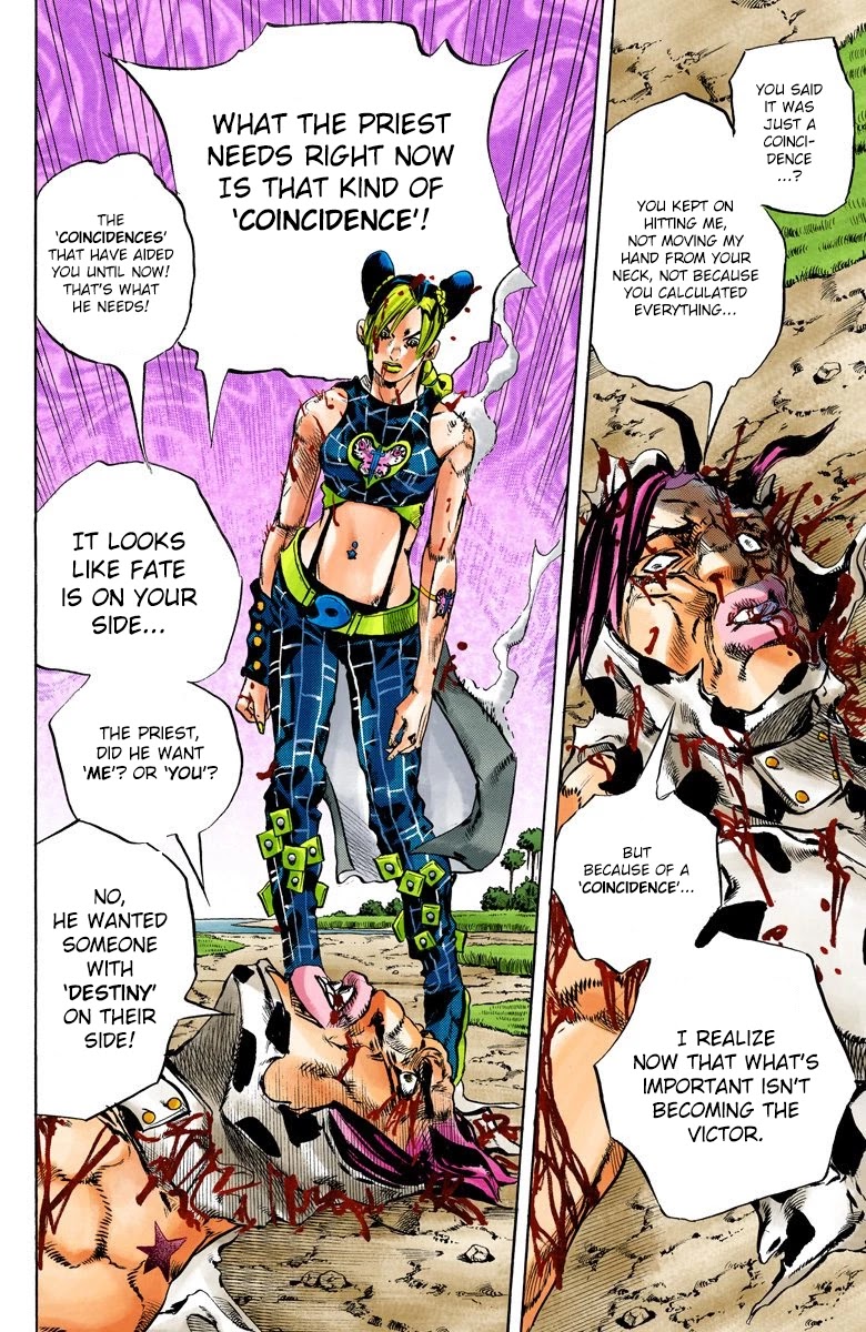 JoJo's Bizarre Adventure Part 6 - Stone Ocean (Official Colored) chapter 117 page 14