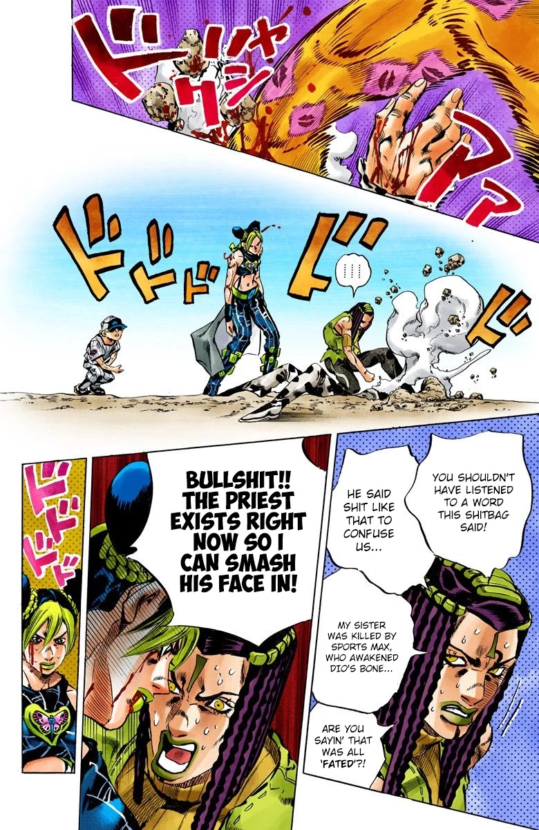 JoJo's Bizarre Adventure Part 6 - Stone Ocean (Official Colored) chapter 117 page 16