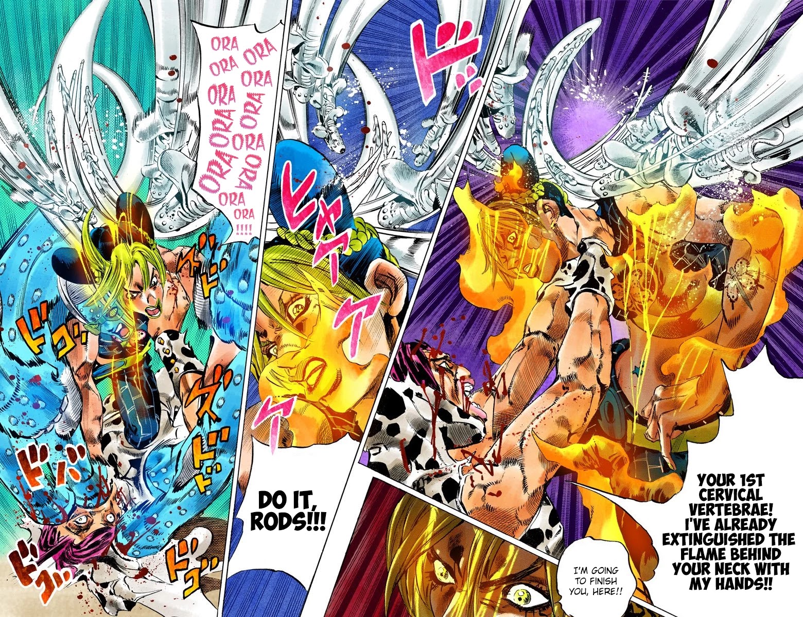 JoJo's Bizarre Adventure Part 6 - Stone Ocean (Official Colored) chapter 117 page 6