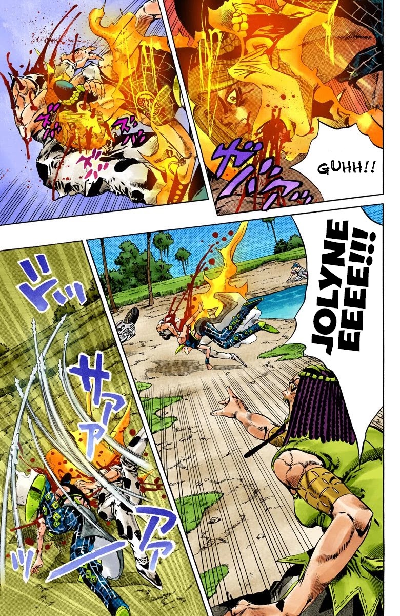 JoJo's Bizarre Adventure Part 6 - Stone Ocean (Official Colored) chapter 117 page 8
