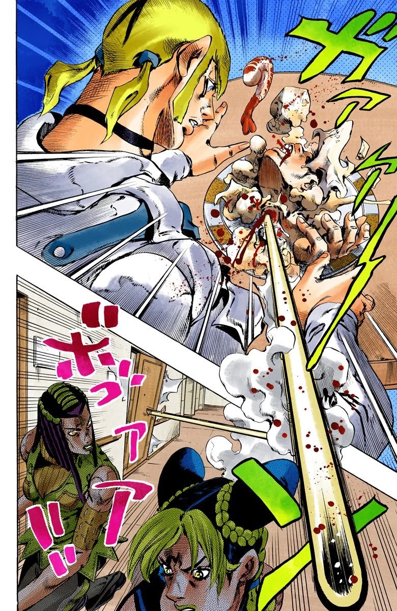 JoJo's Bizarre Adventure Part 6 - Stone Ocean (Official Colored) chapter 118 page 18