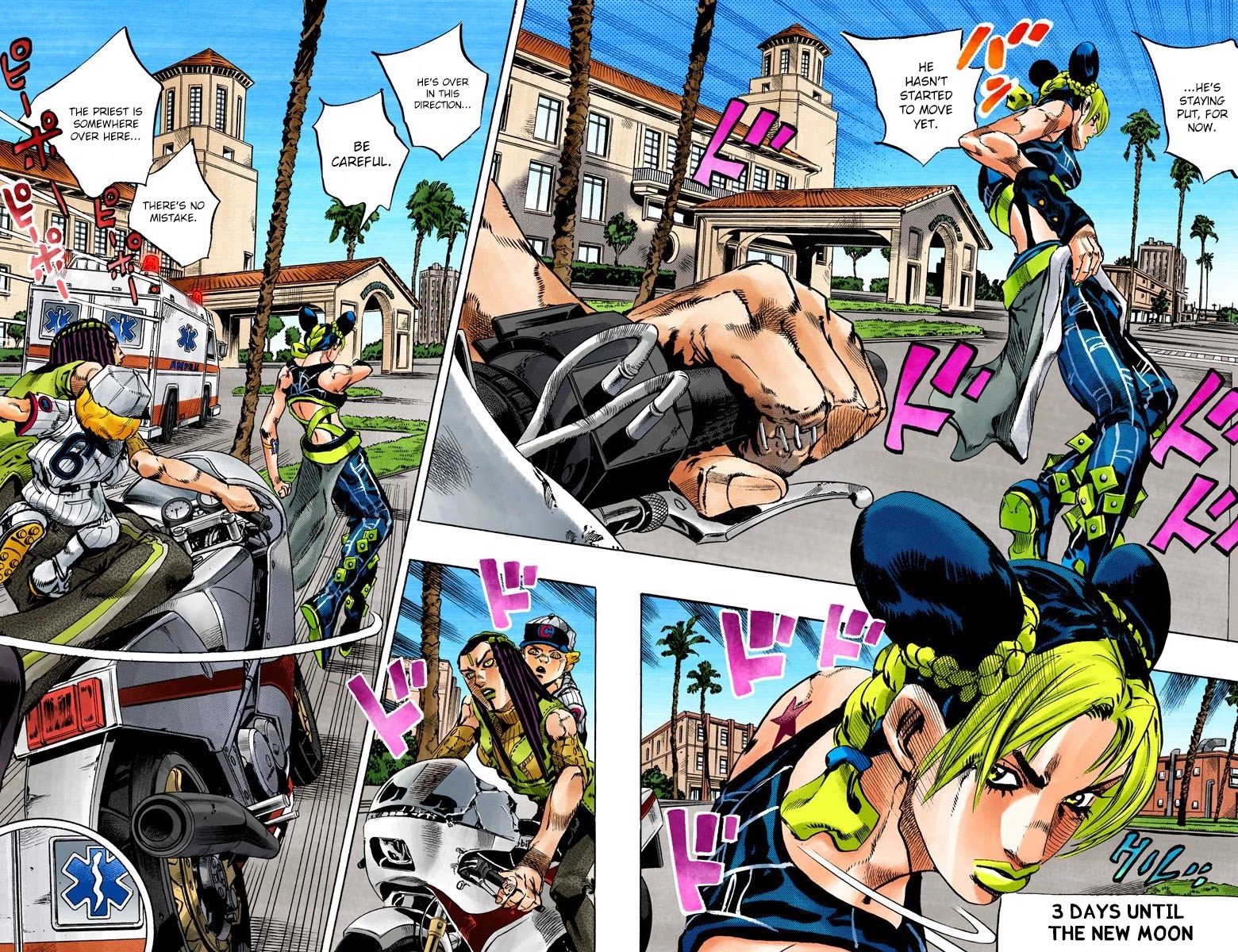 JoJo's Bizarre Adventure Part 6 - Stone Ocean (Official Colored) chapter 118 page 3