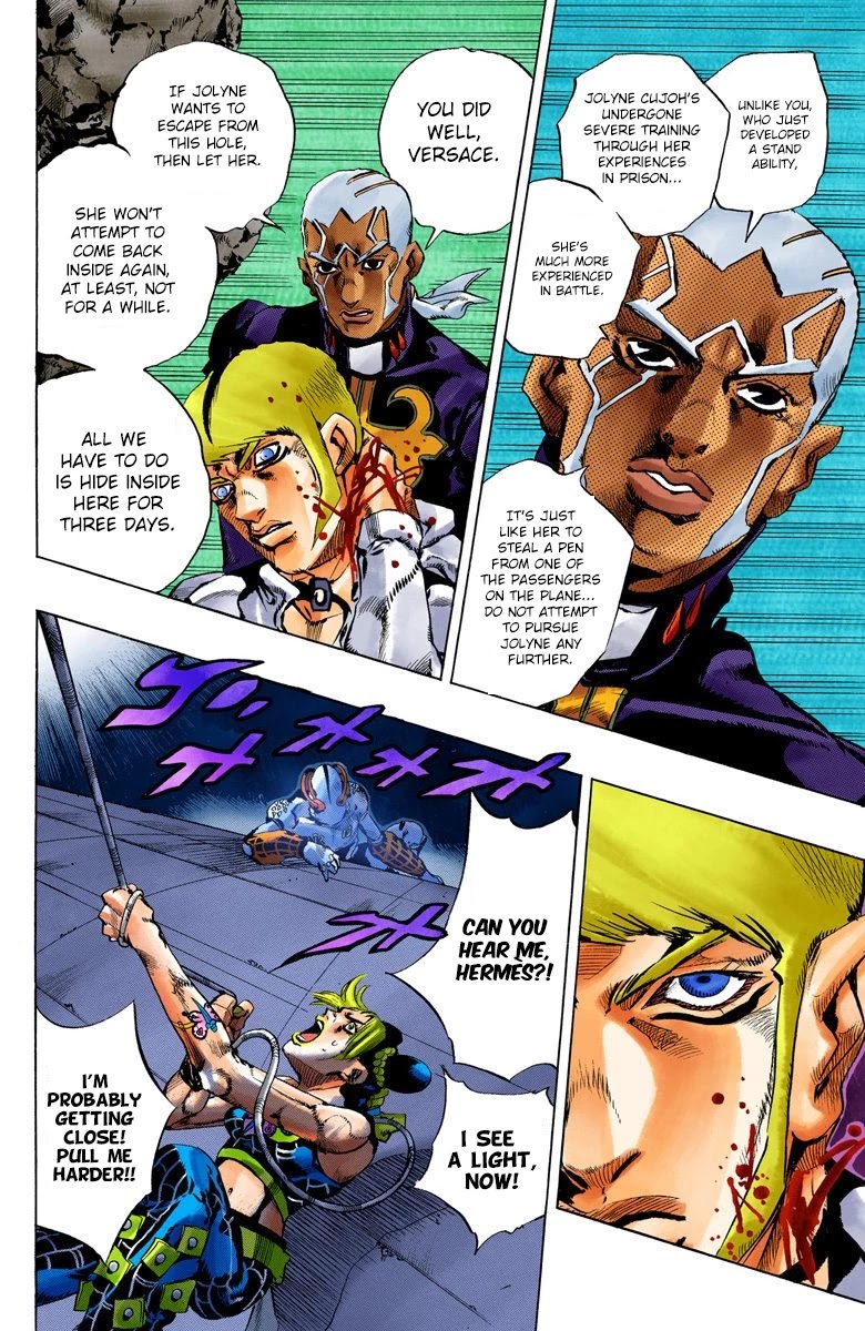 JoJo's Bizarre Adventure Part 6 - Stone Ocean (Official Colored) chapter 120 page 11