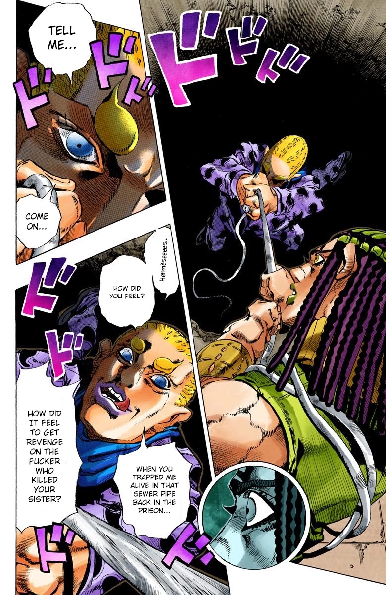 JoJo's Bizarre Adventure Part 6 - Stone Ocean (Official Colored) chapter 120 page 13