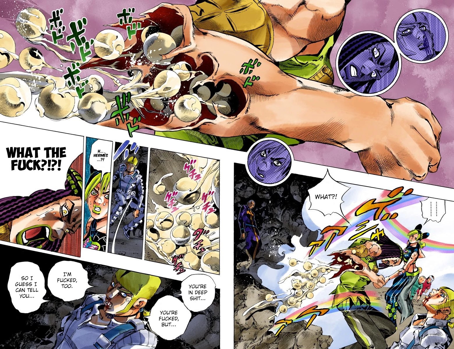 JoJo's Bizarre Adventure Part 6 - Stone Ocean (Official Colored) chapter 125 page 10