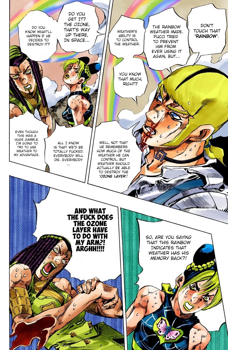 JoJo's Bizarre Adventure Part 6 - Stone Ocean (Official Colored) chapter 125 page 11