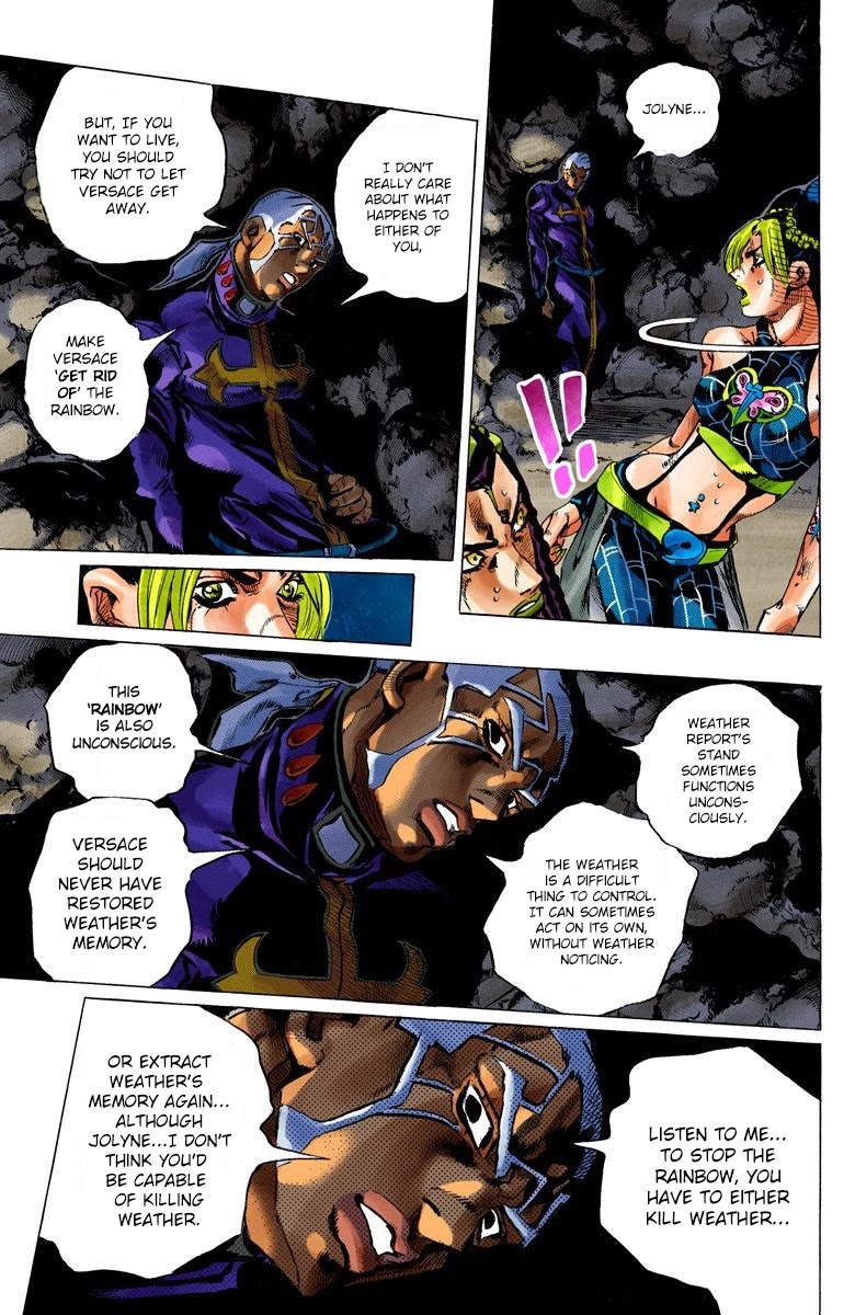 JoJo's Bizarre Adventure Part 6 - Stone Ocean (Official Colored) chapter 125 page 12