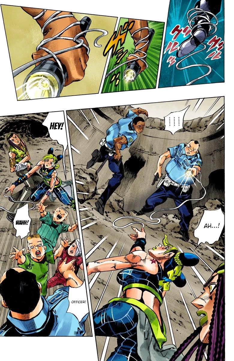 JoJo's Bizarre Adventure Part 6 - Stone Ocean (Official Colored) chapter 125 page 14