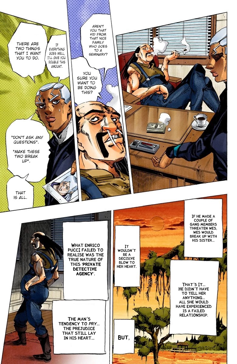 JoJo's Bizarre Adventure Part 6 - Stone Ocean (Official Colored) chapter 128 page 11