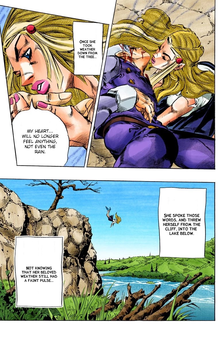 JoJo's Bizarre Adventure Part 6 - Stone Ocean (Official Colored) chapter 128 page 18