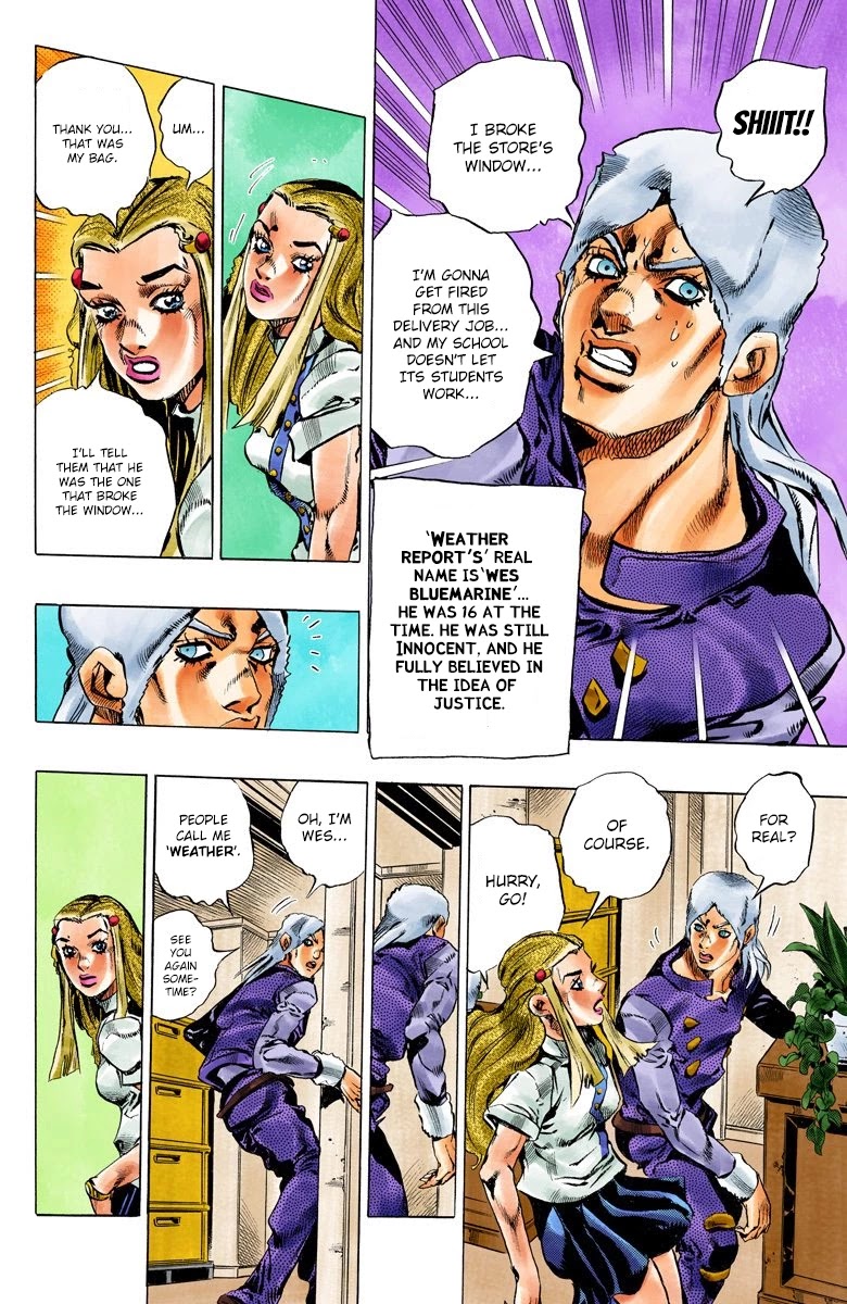 JoJo's Bizarre Adventure Part 6 - Stone Ocean (Official Colored) chapter 128 page 6