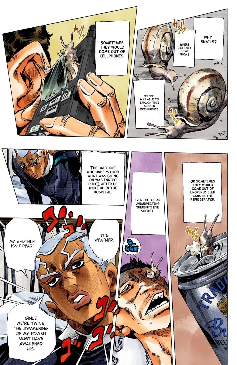 JoJo's Bizarre Adventure Part 6 - Stone Ocean (Official Colored) chapter 129 page 15