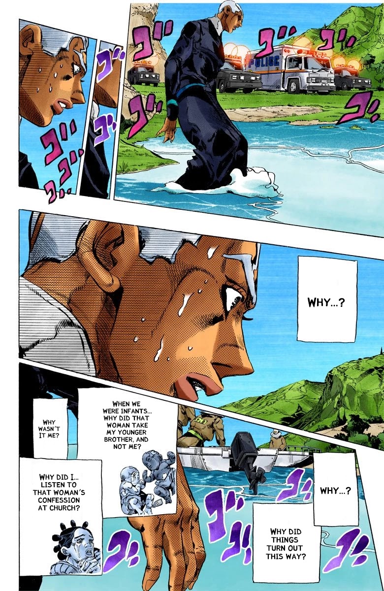 JoJo's Bizarre Adventure Part 6 - Stone Ocean (Official Colored) chapter 129 page 3