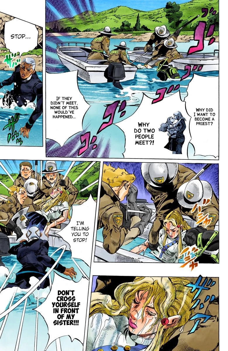 JoJo's Bizarre Adventure Part 6 - Stone Ocean (Official Colored) chapter 129 page 4