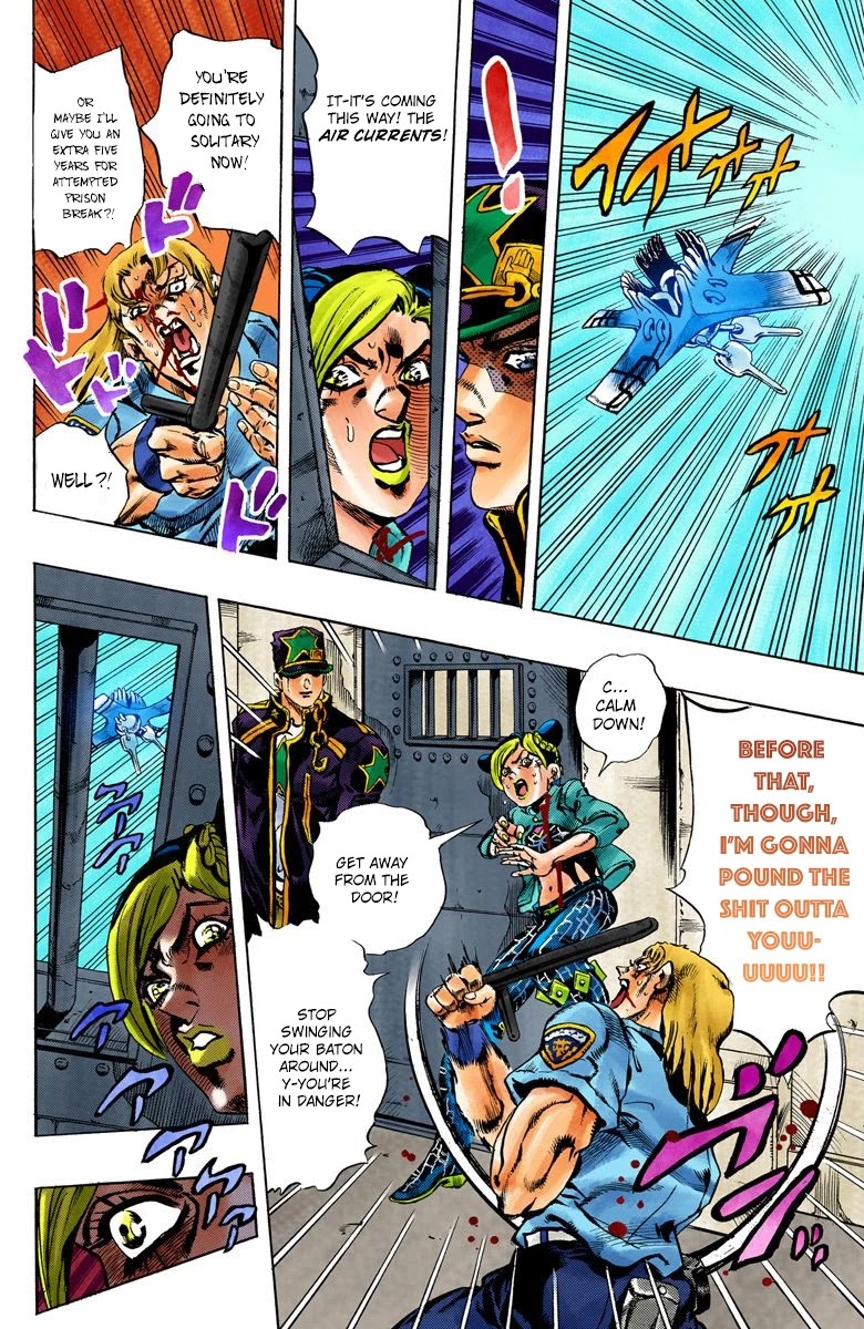 JoJo's Bizarre Adventure Part 6 - Stone Ocean (Official Colored) chapter 13 page 14