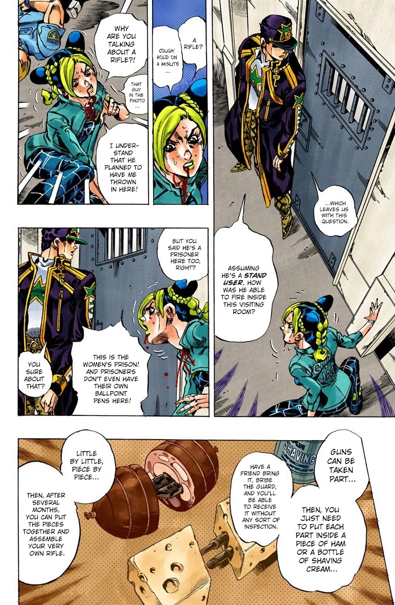 JoJo's Bizarre Adventure Part 6 - Stone Ocean (Official Colored) chapter 13 page 4