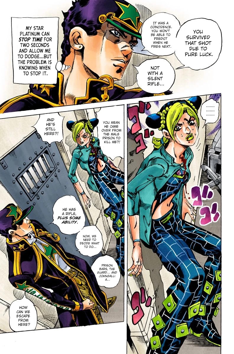 JoJo's Bizarre Adventure Part 6 - Stone Ocean (Official Colored) chapter 13 page 5
