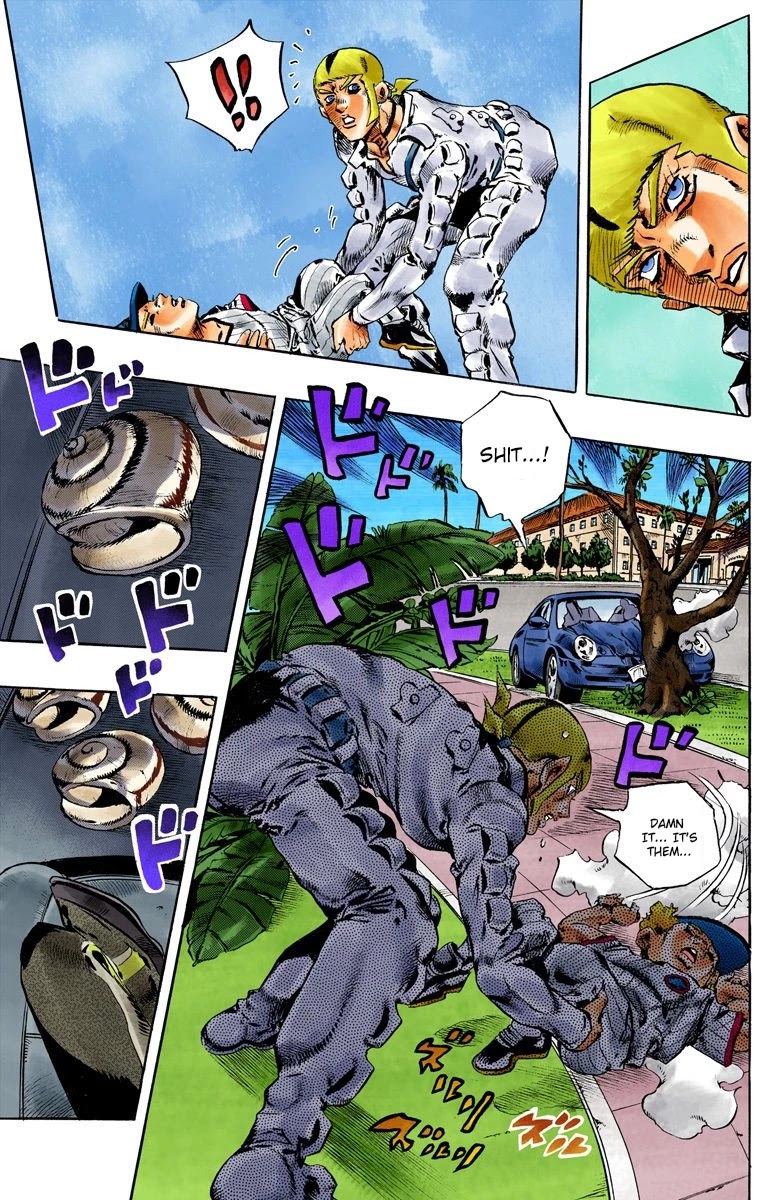 JoJo's Bizarre Adventure Part 6 - Stone Ocean (Official Colored) chapter 131 page 17