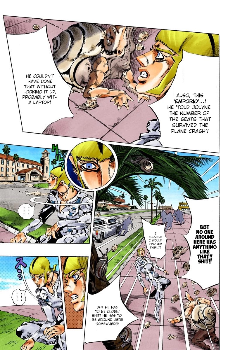 JoJo's Bizarre Adventure Part 6 - Stone Ocean (Official Colored) chapter 131 page 5